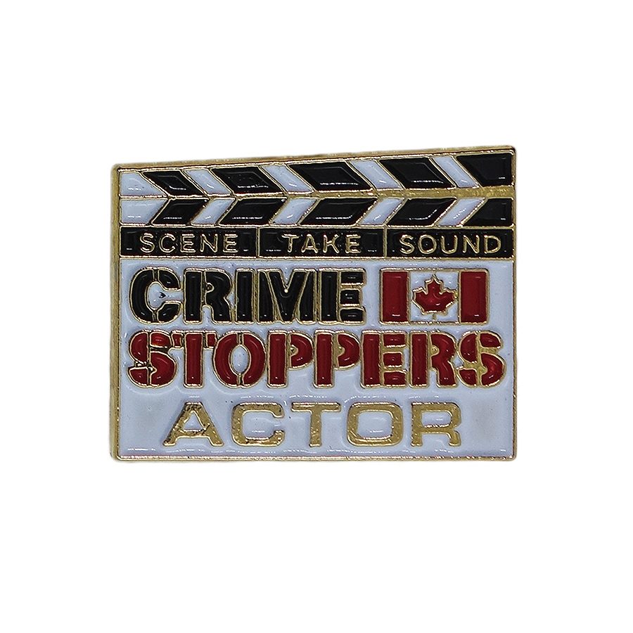 CRIME STOPPERS ピンズ カナダ カチンコ