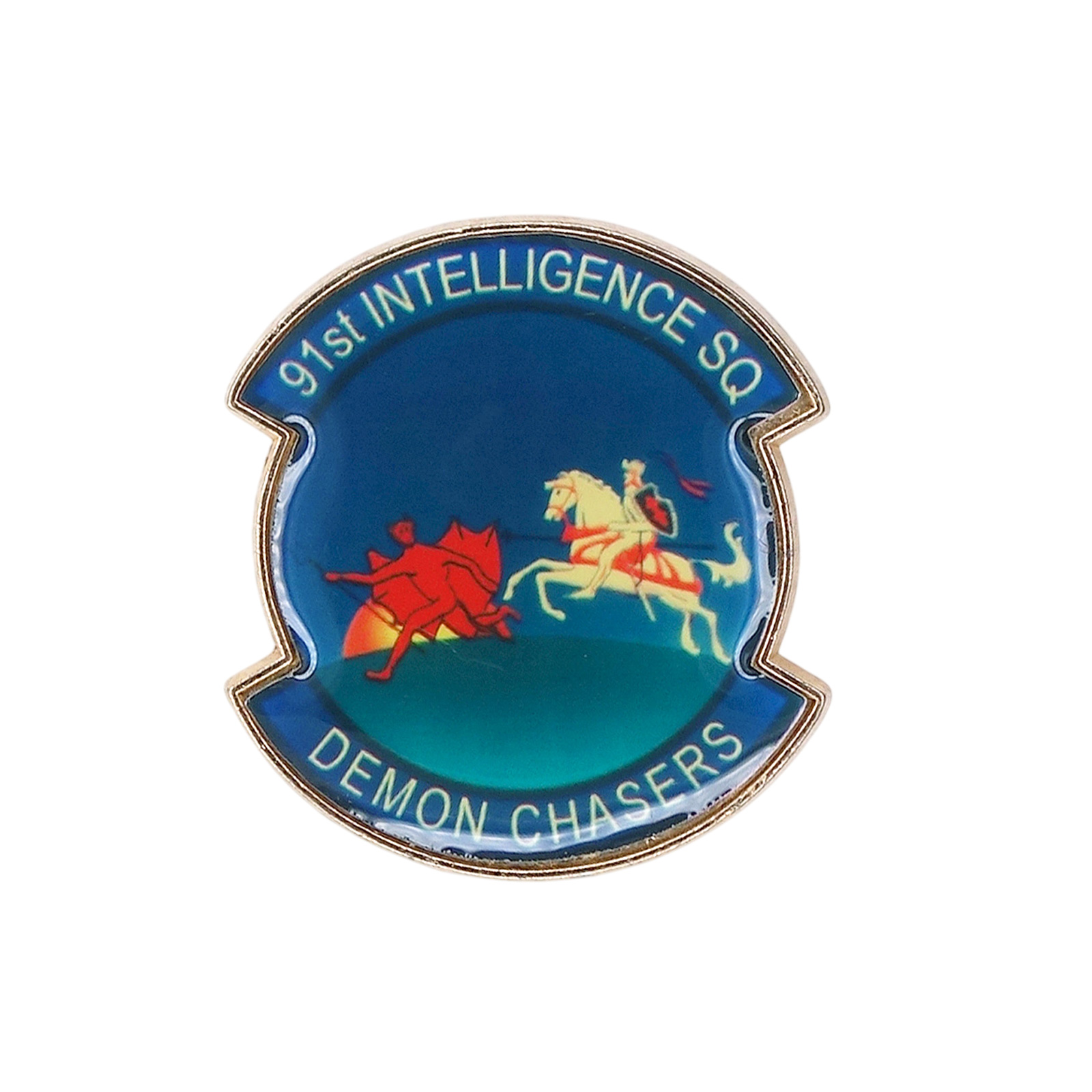 91st INTELLIGENCE SQ アメリカ空軍 第91情報中隊 ピンズ ミリタリー