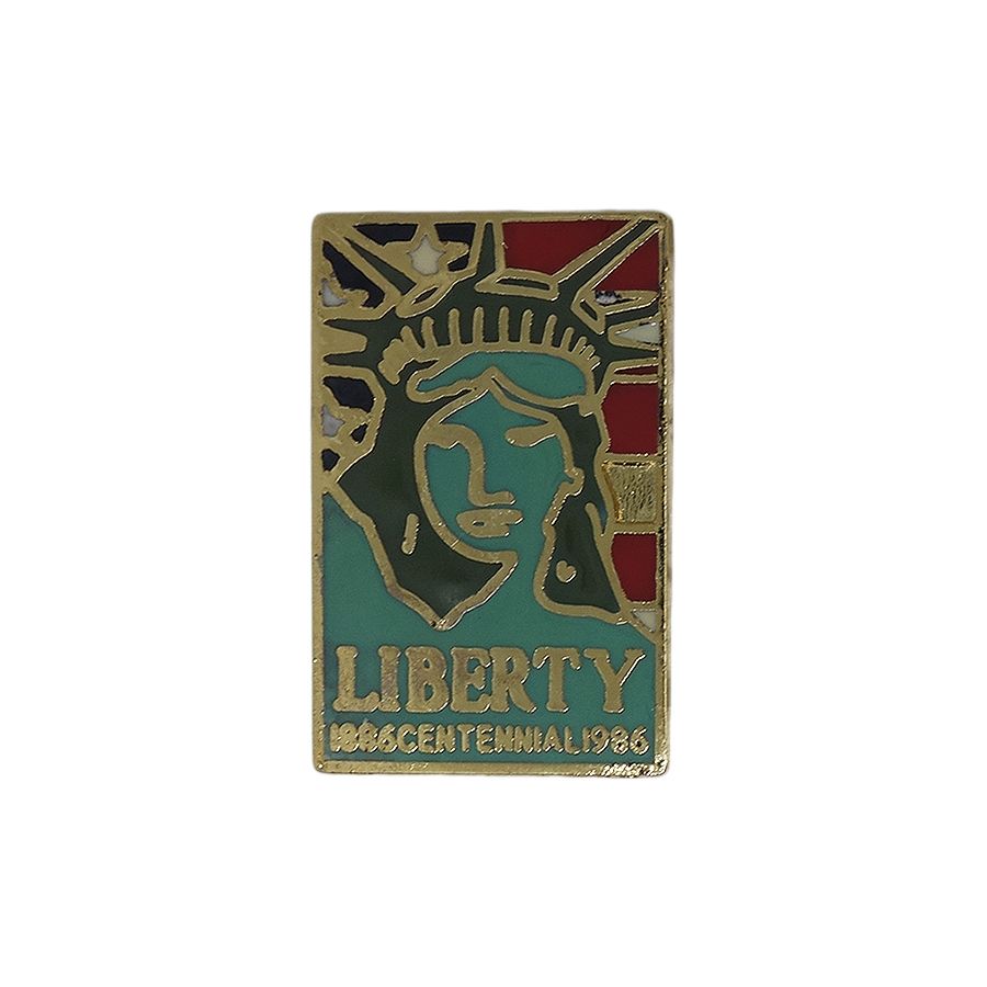 自由の女神 ピンズ LIBERTY ビンテージ 留め具付き