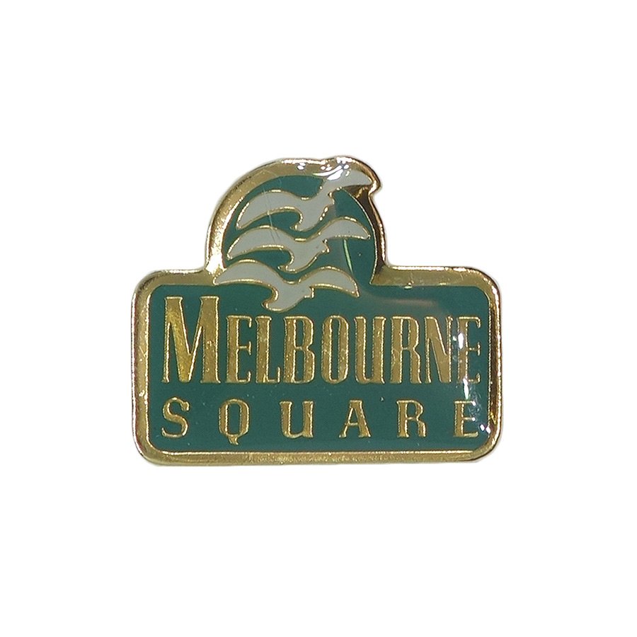 ピンズ MELBOURNE SQUARE 留め具付き レトロ ピンバッジ