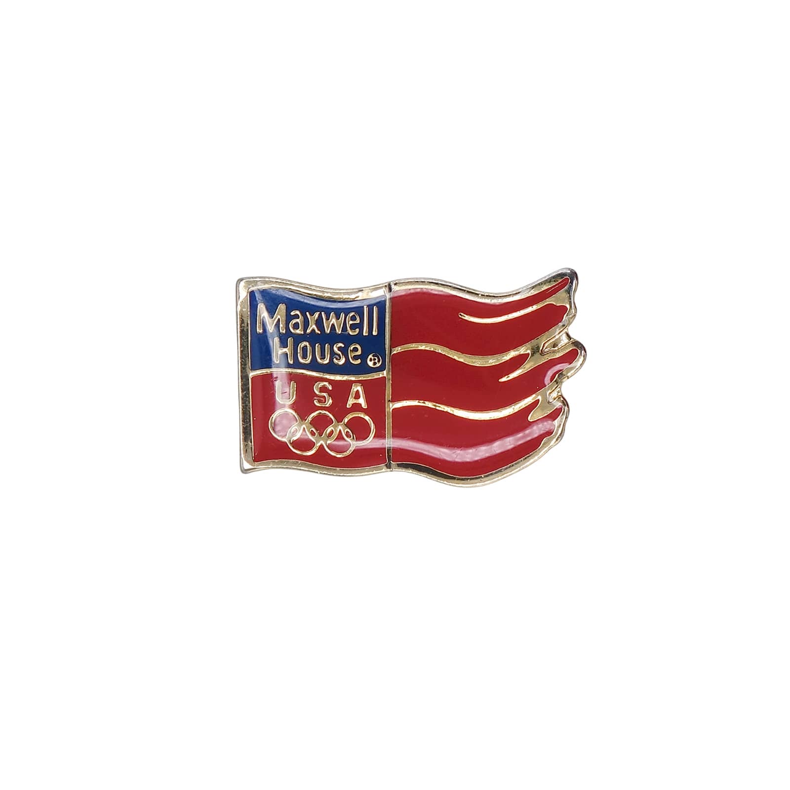 USA オリンピックチーム スポンサー  Maxwell House ピンズ 五輪