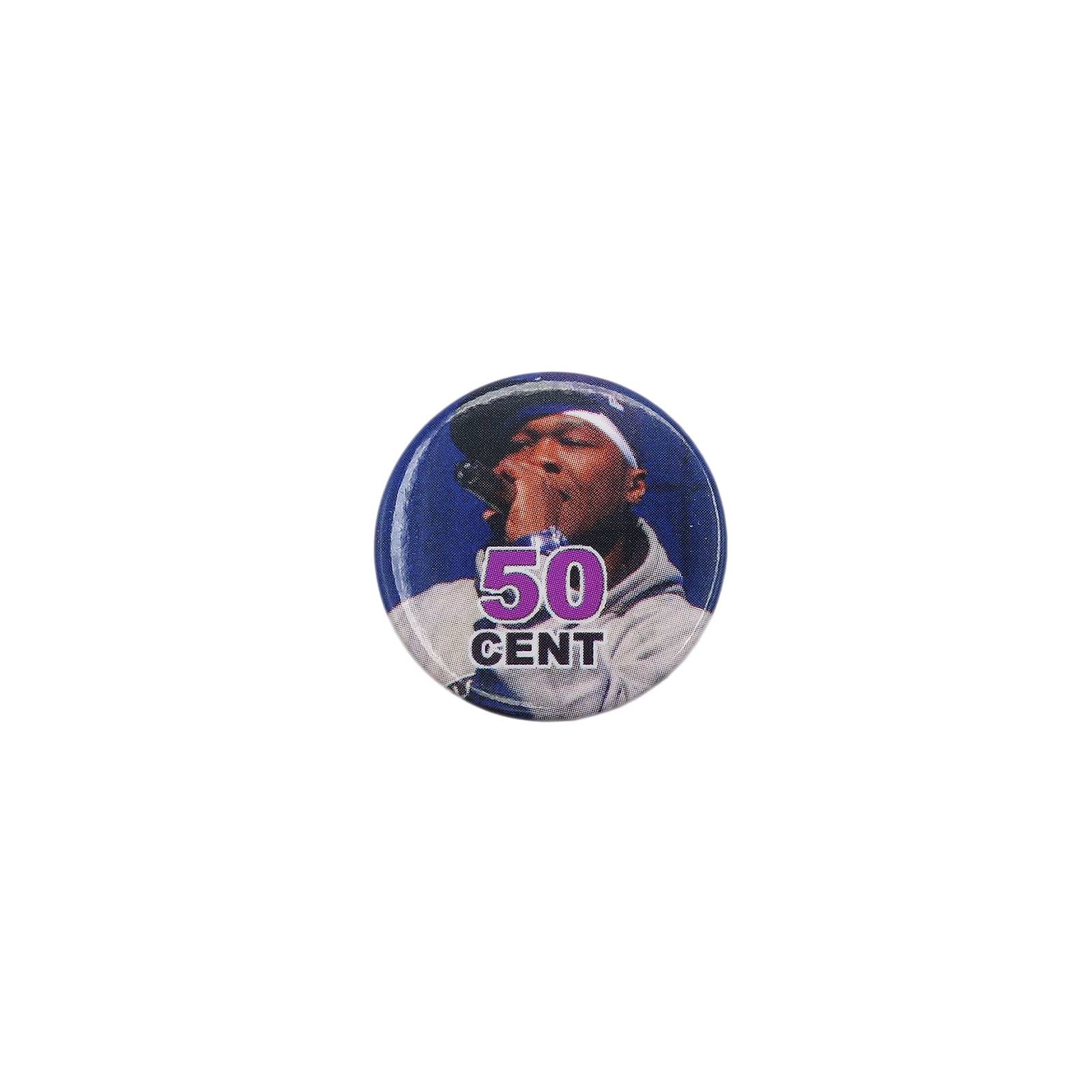 50CENT 50セント 缶バッジ バッチ ラッパー