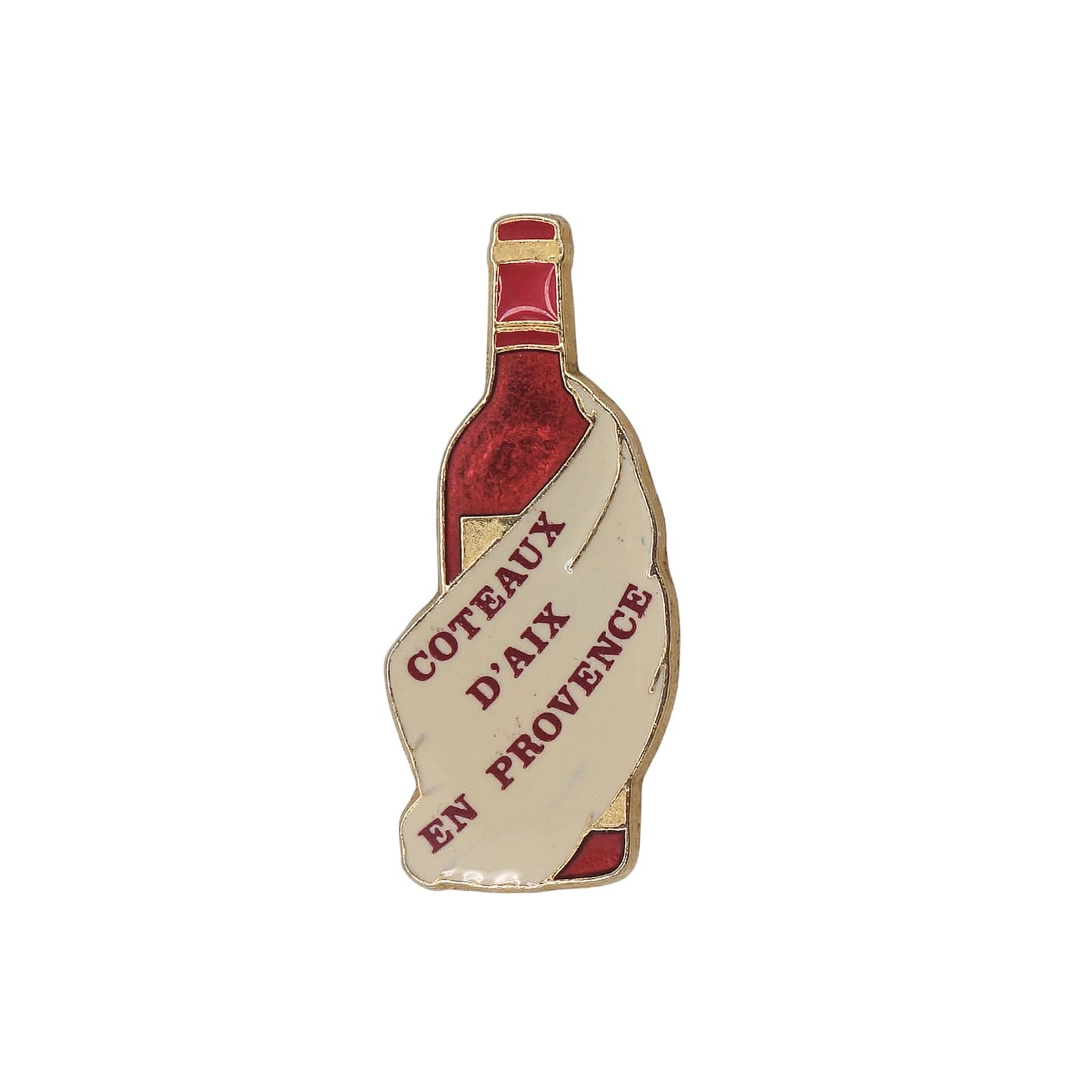COTEAUX D'AIX EN PROVENCE ワイン ボトル型 ピンズ 酒 赤