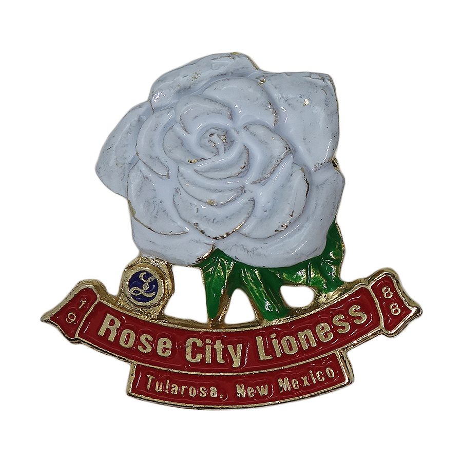 Rose City Lioness 薔薇 ブローチ Lions club ライオネスクラブ