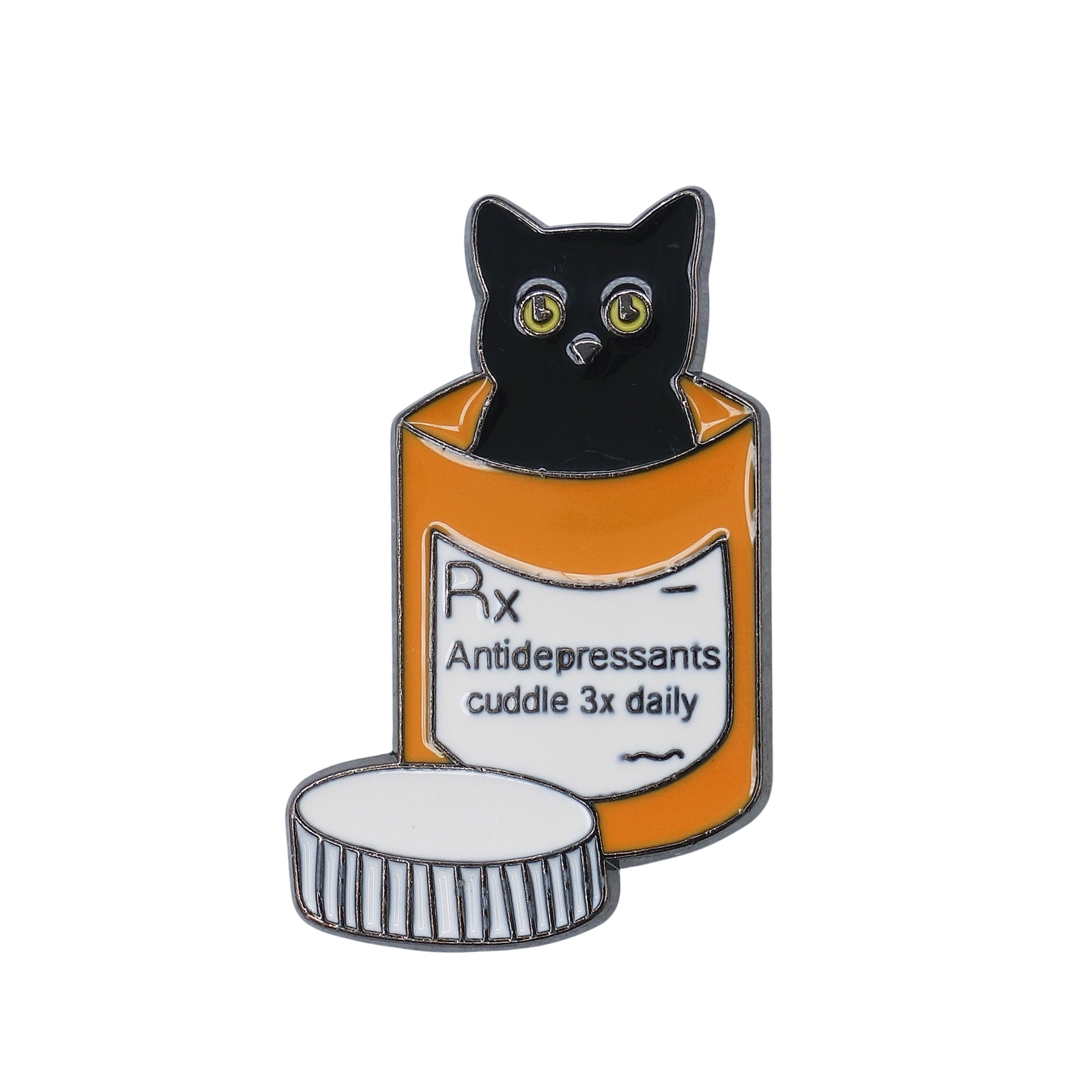 抗うつ薬 処方箋 黒猫 ピンズ 1日3回ハグする