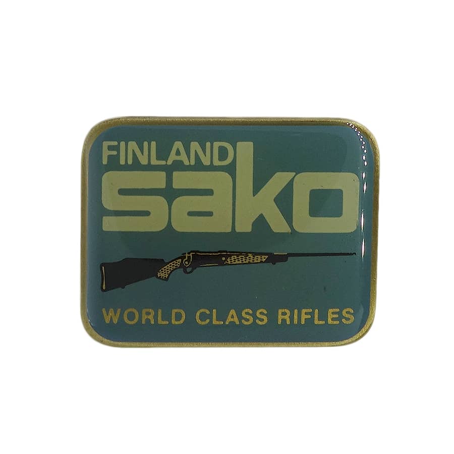 Sako サコー ピンズ フィンランド銃器弾薬メーカー 留め具付き ライフル銃