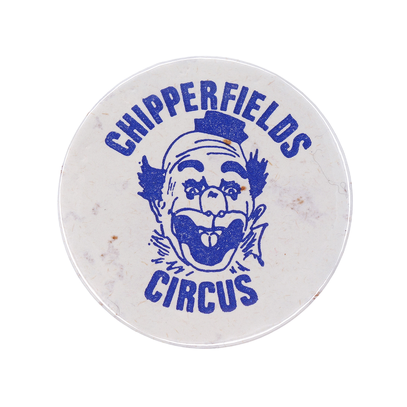 CHIPPERFIELDS CIRCUS サーカス団 ピエロ 缶バッジ バッチ
