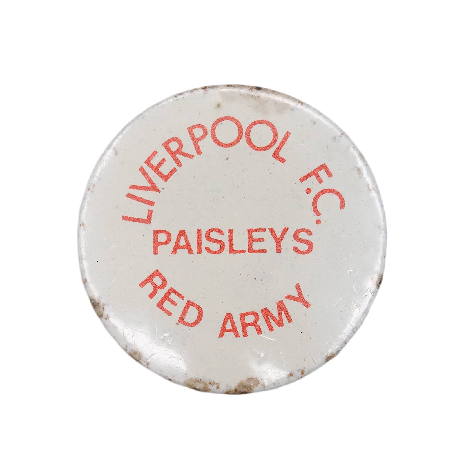 LIVERPOOL F.C. リヴァプール 缶バッジ PAISLEYS RED ARMY サッカー
