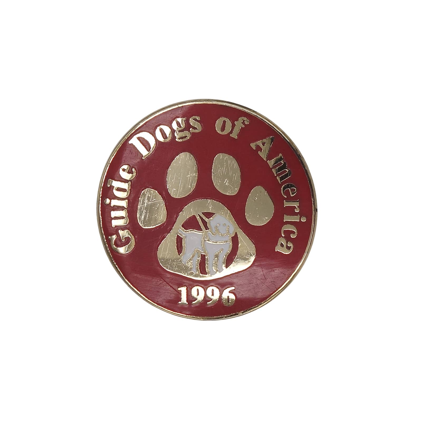 Guide Dogs of America 米国盲導犬協会 犬の足跡 ピンズ