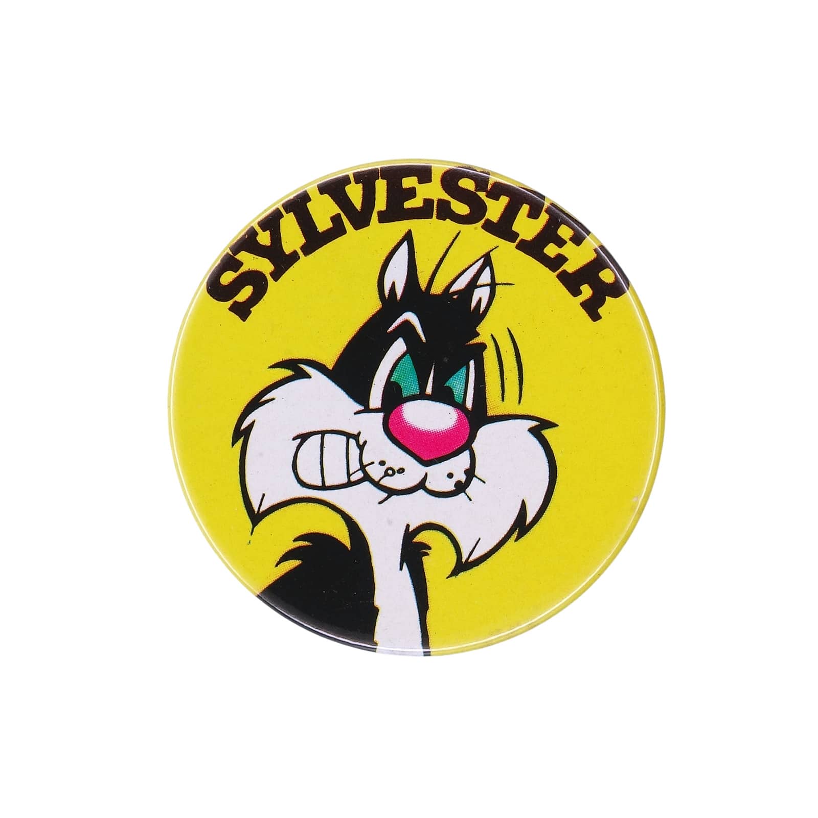 SYLVESTER シルベスター 缶バッジ バッチ WARNER BROS. 1975