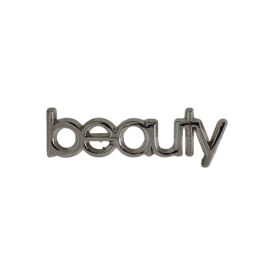 beauty ピンズ 銀色 留め具付き