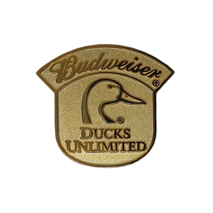 DUCKS UNLIMITED × Budweiser ピンズ 留め具付き アヒル