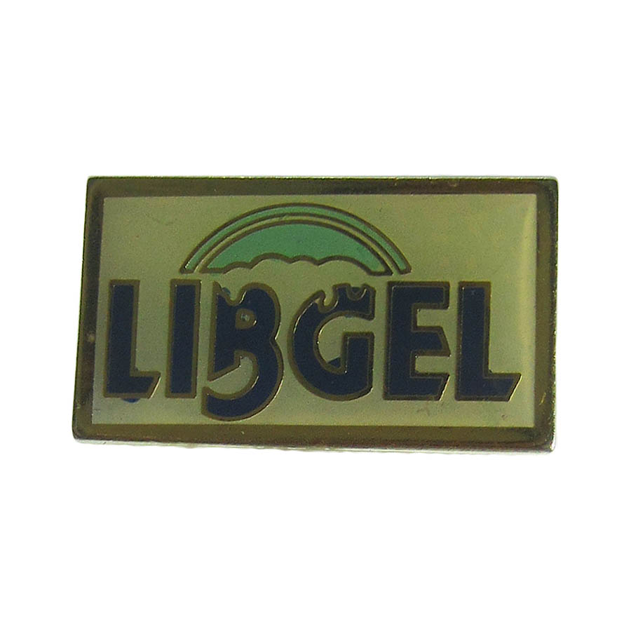 ピンズ LIBGEL フランス 留め具付き レトロ ピンバッジ