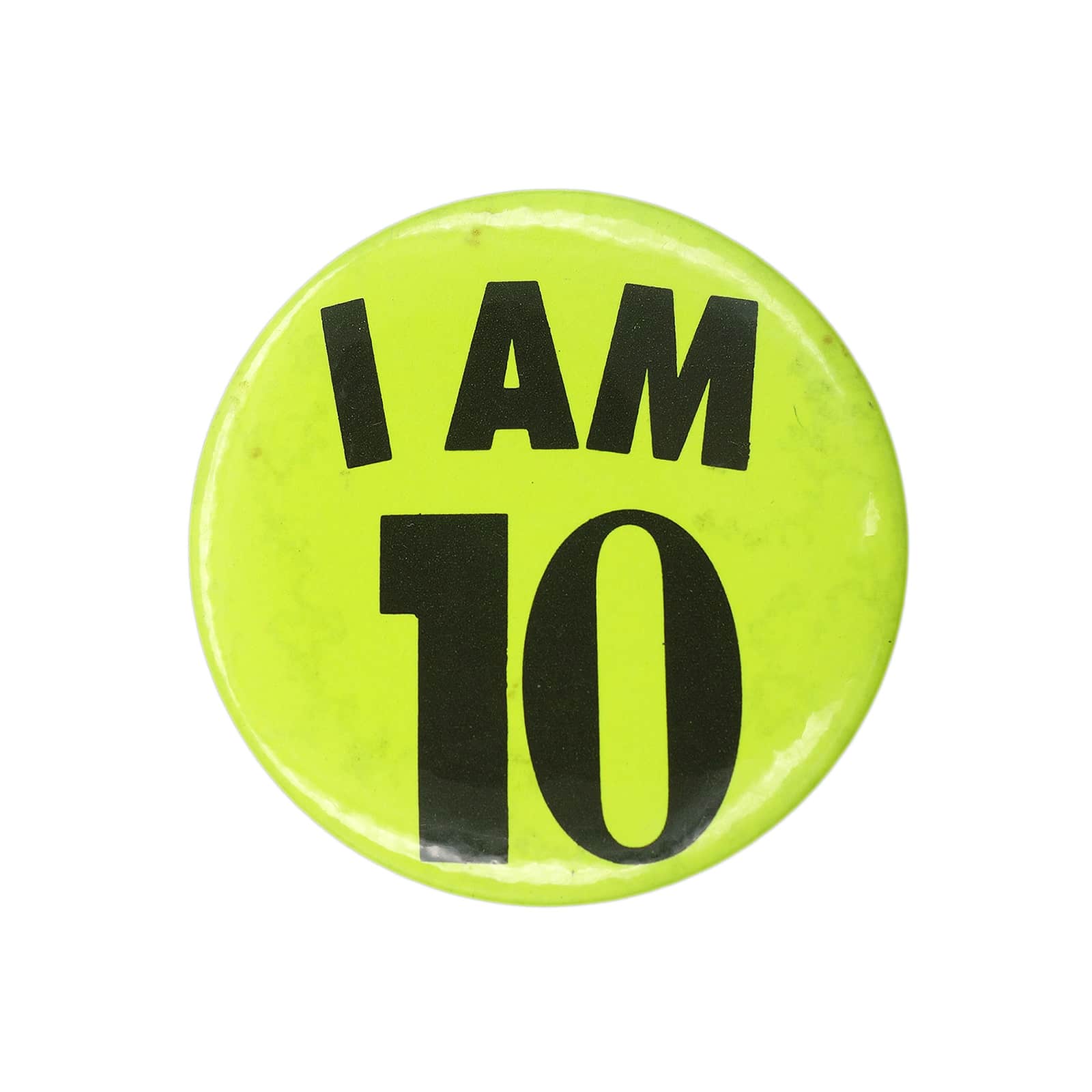 I AM 10 缶バッジ バッチ 10歳 誕生日