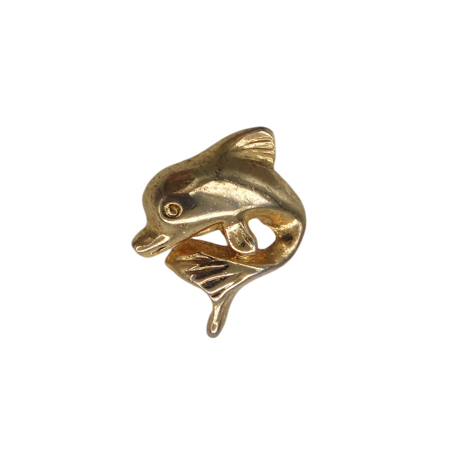 イルカ ピンズ 動物 金色