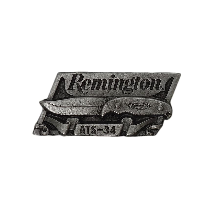 Remington レミントン ATS-34 ナイフ ピンズ 銃器メーカー 留め具付き