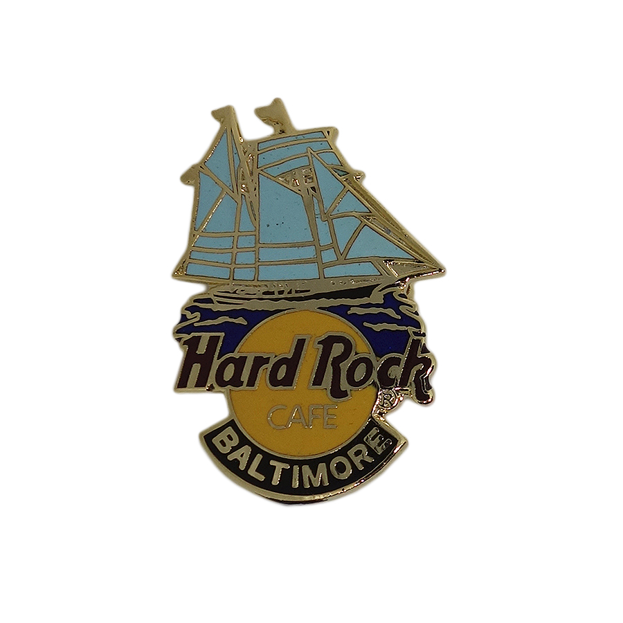 Hard Rock CAFE ブローチ 帆船 ハードロックカフェ BALTIMORE