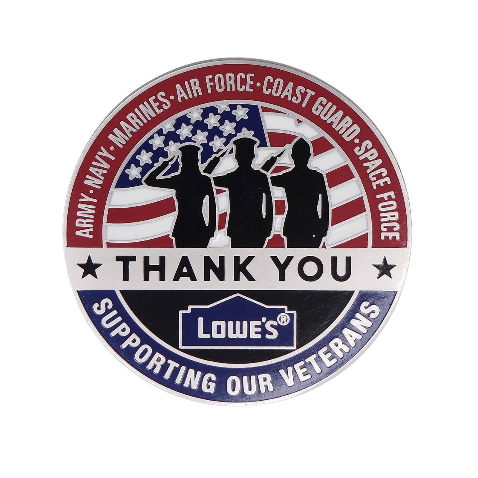 Lowe's 退役軍人に敬意 ピンズ SUPPORTING OUR VETERANS