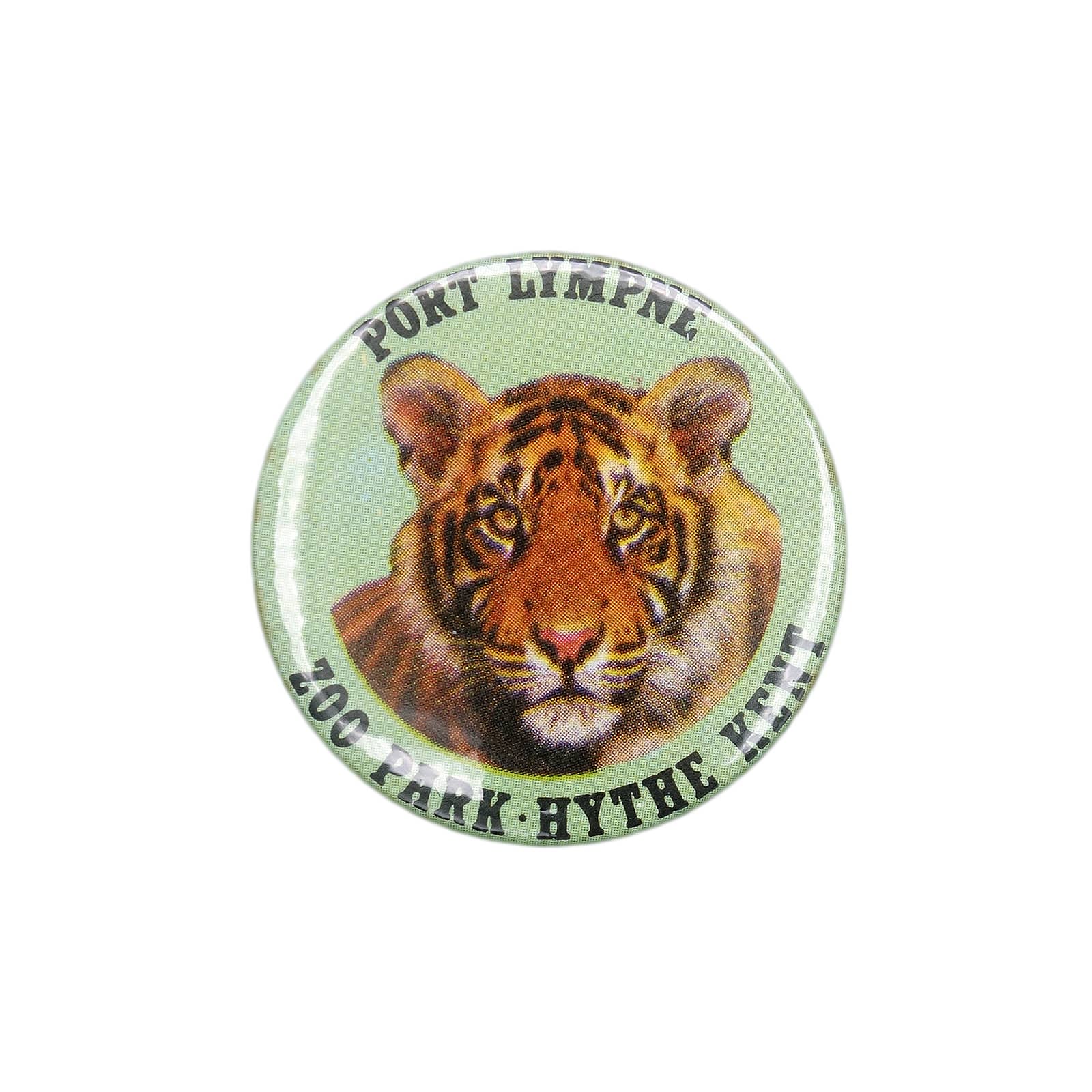 PORT LYMPNE ZOO PARK 缶バッジ バッチ 虎