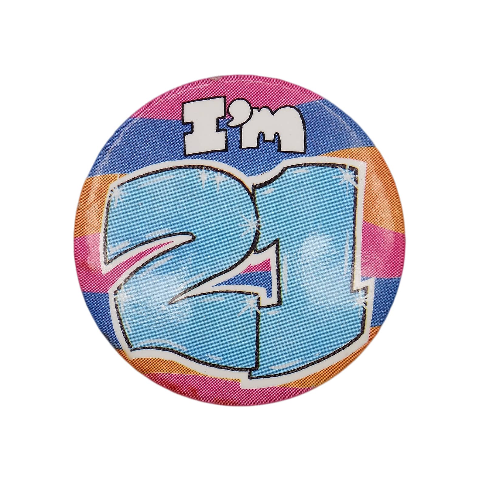 I AM 21 缶バッジ バッチ 21歳 誕生日
