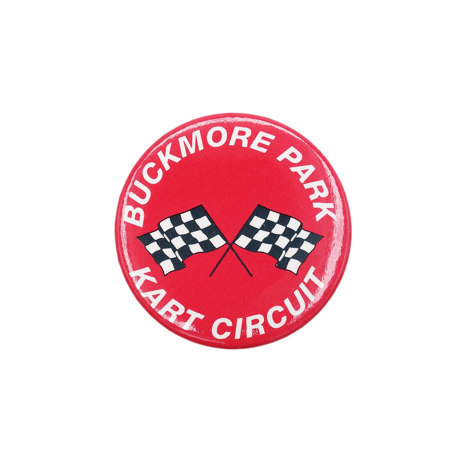 BUCKMORE PARK KART CIRCUIT 缶バッジ バッチ カートレース場