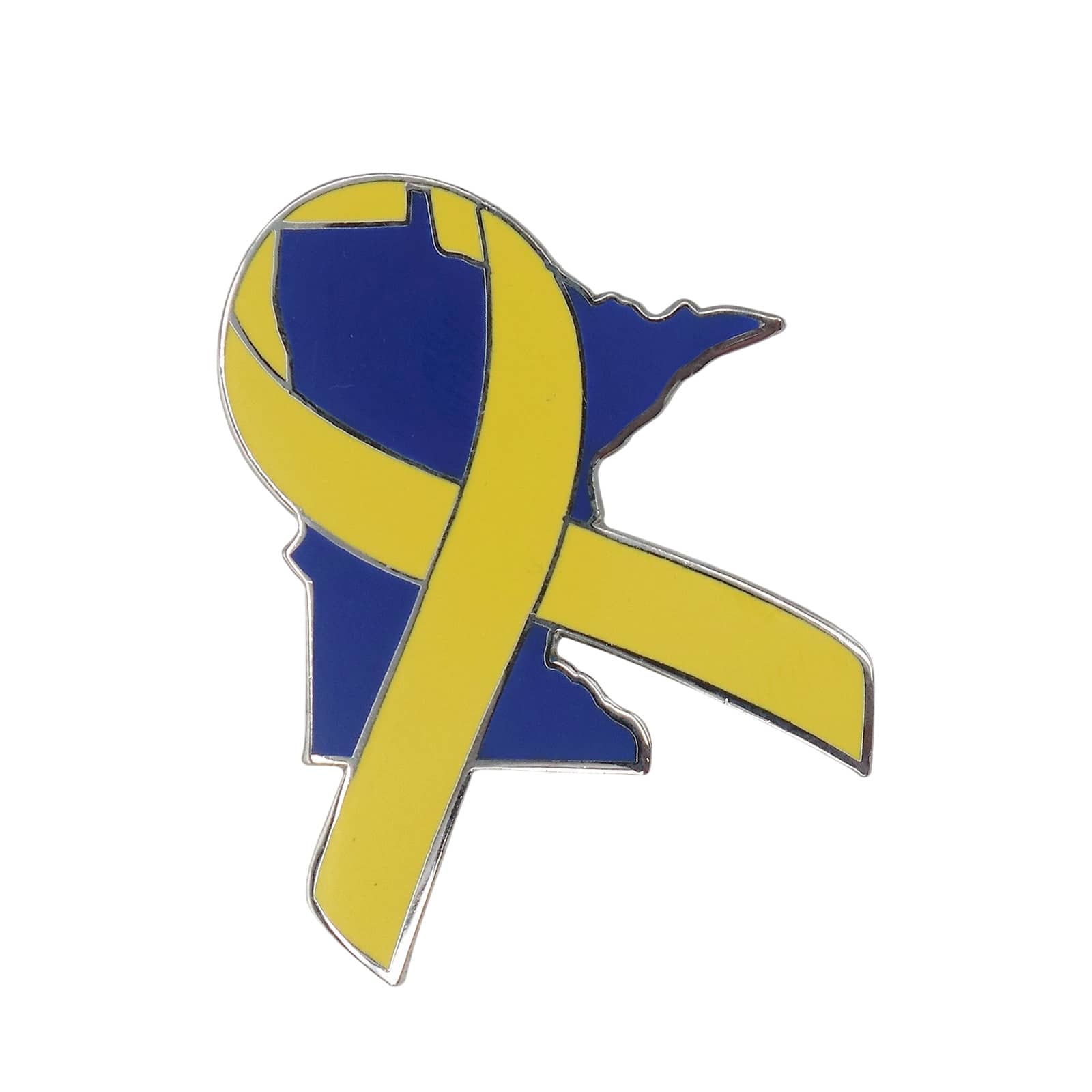 Yellow Ribbon Network イエローリボン ミネソタ州 地図型 ピンズ