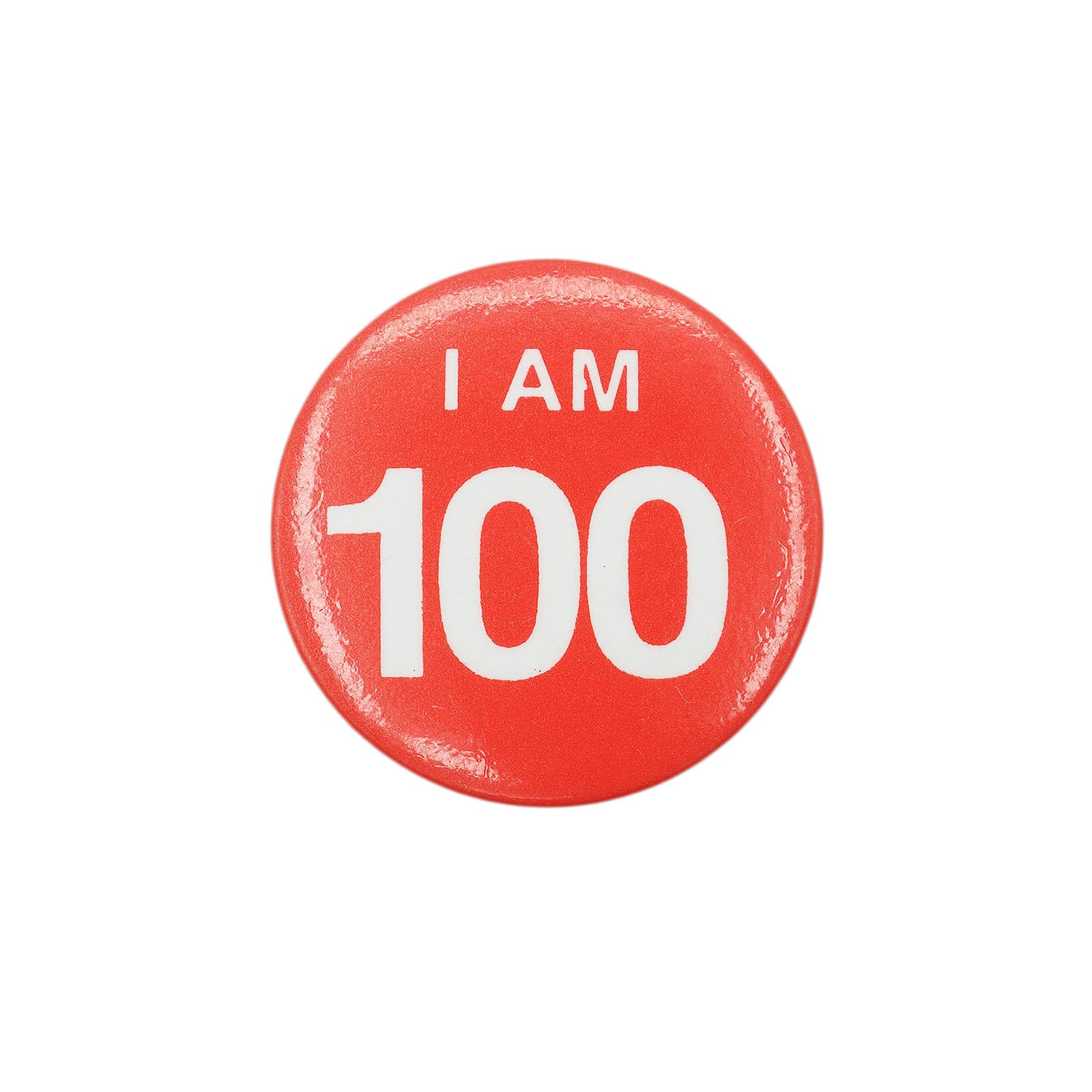 I AM 100 缶バッジ バッチ 100歳 誕生日