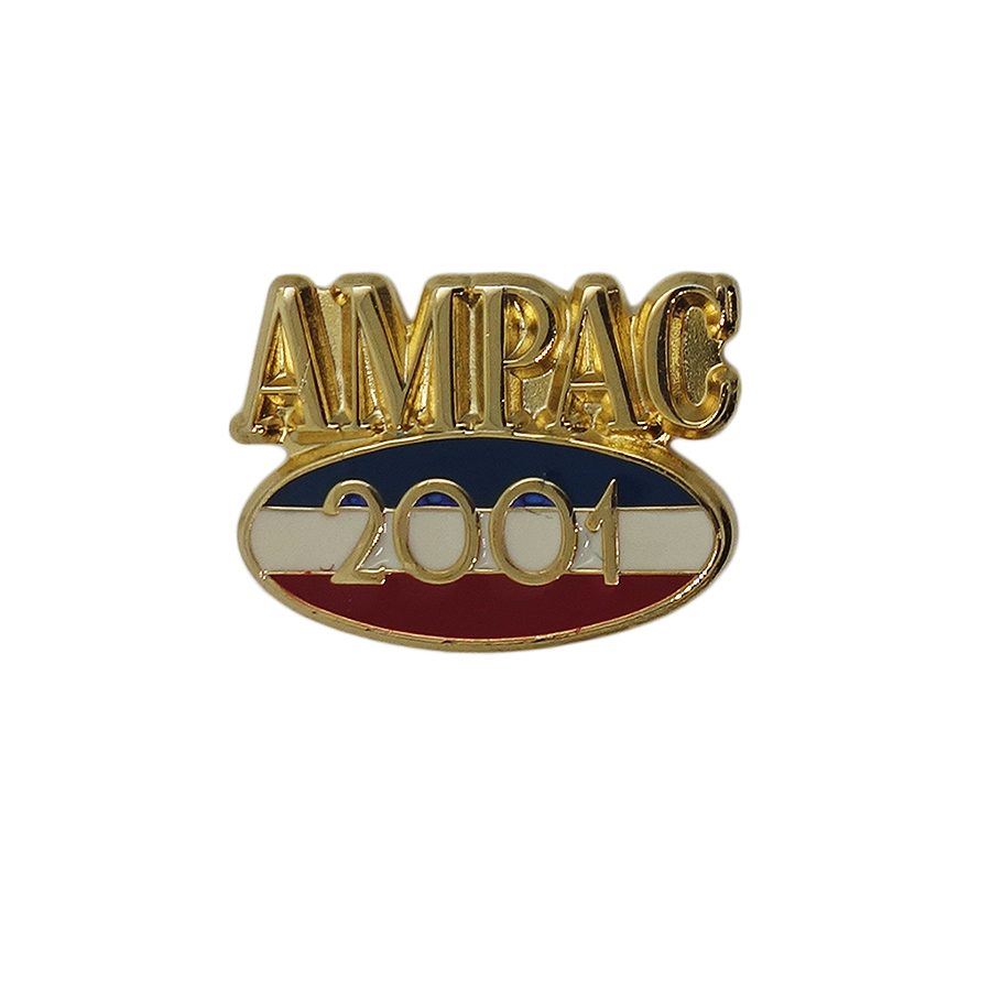 AMPAC 2001 ピンズ 留め具付き