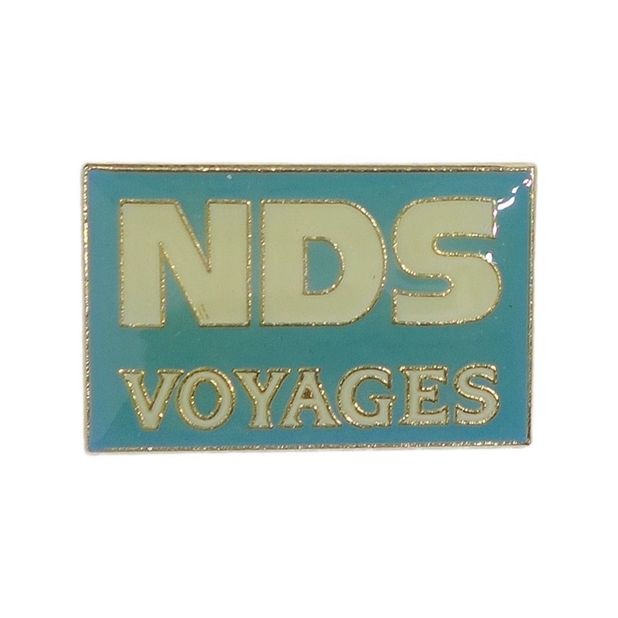  ピンズ NDS VOYAGES 留め具付き レトロ