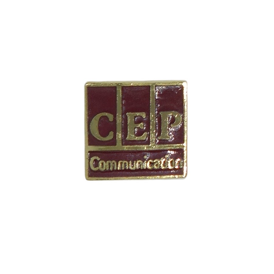 ピンズ 出版社 CEP Communication 留め具付き レトロ