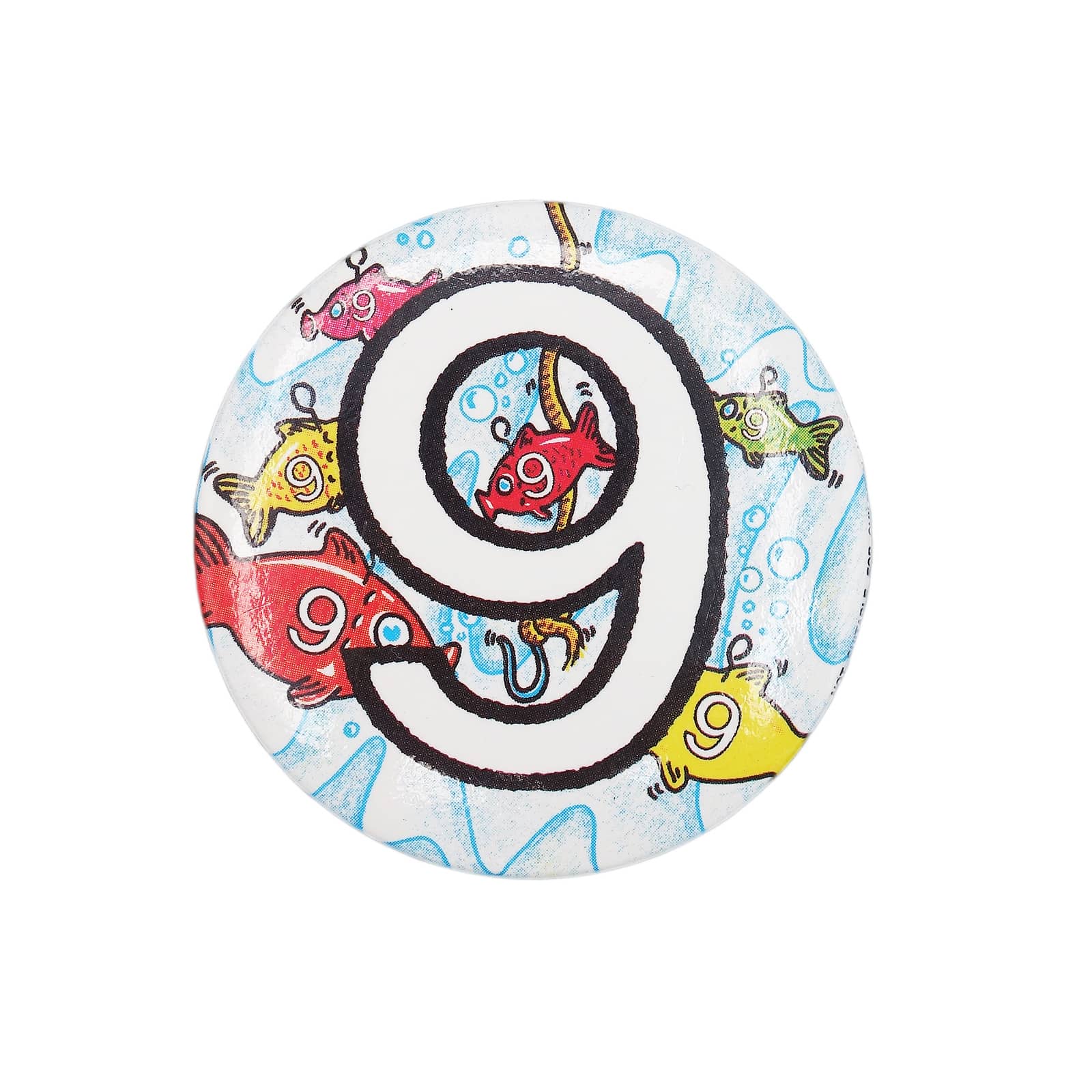 9歳 誕生日 缶バッジ バッチ 魚