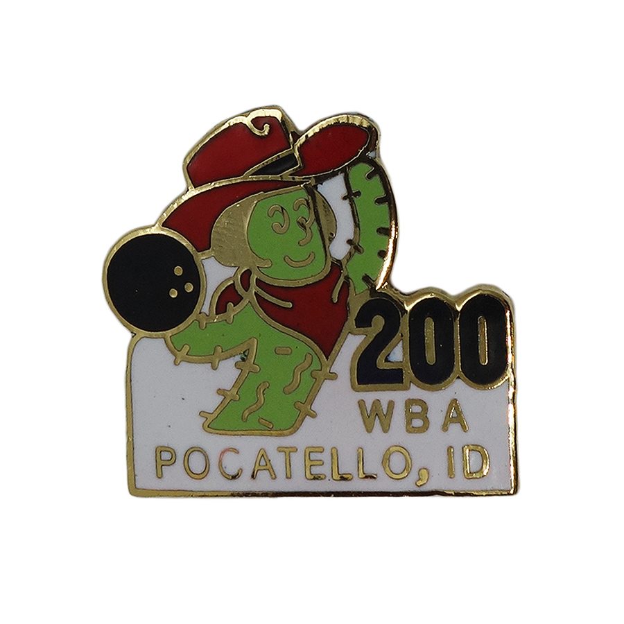 POCATELLO WBA ボウリング ピンズ サボテン アイダホ州 ビンテージ