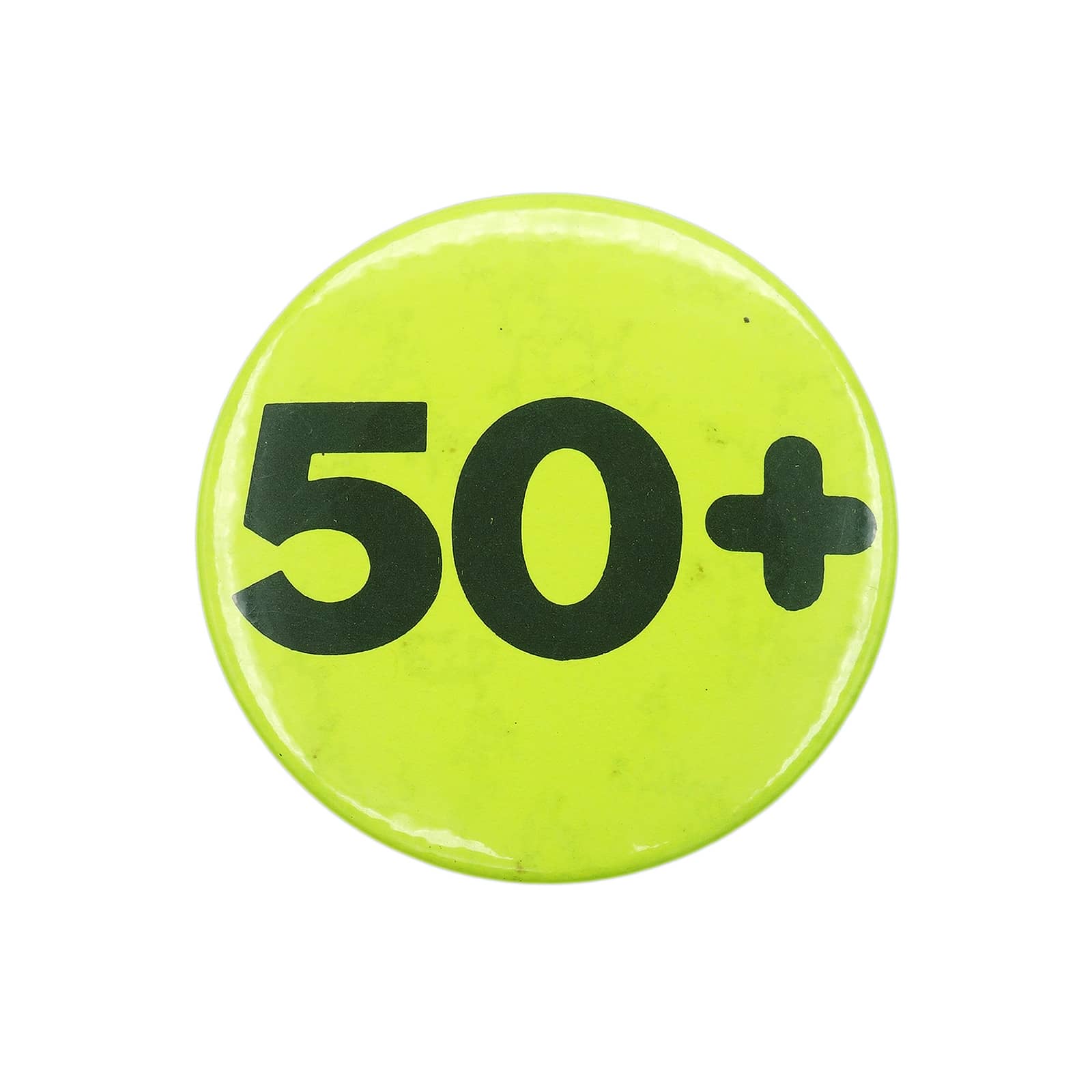 50 + 缶バッジ バッチ 50歳 誕生日