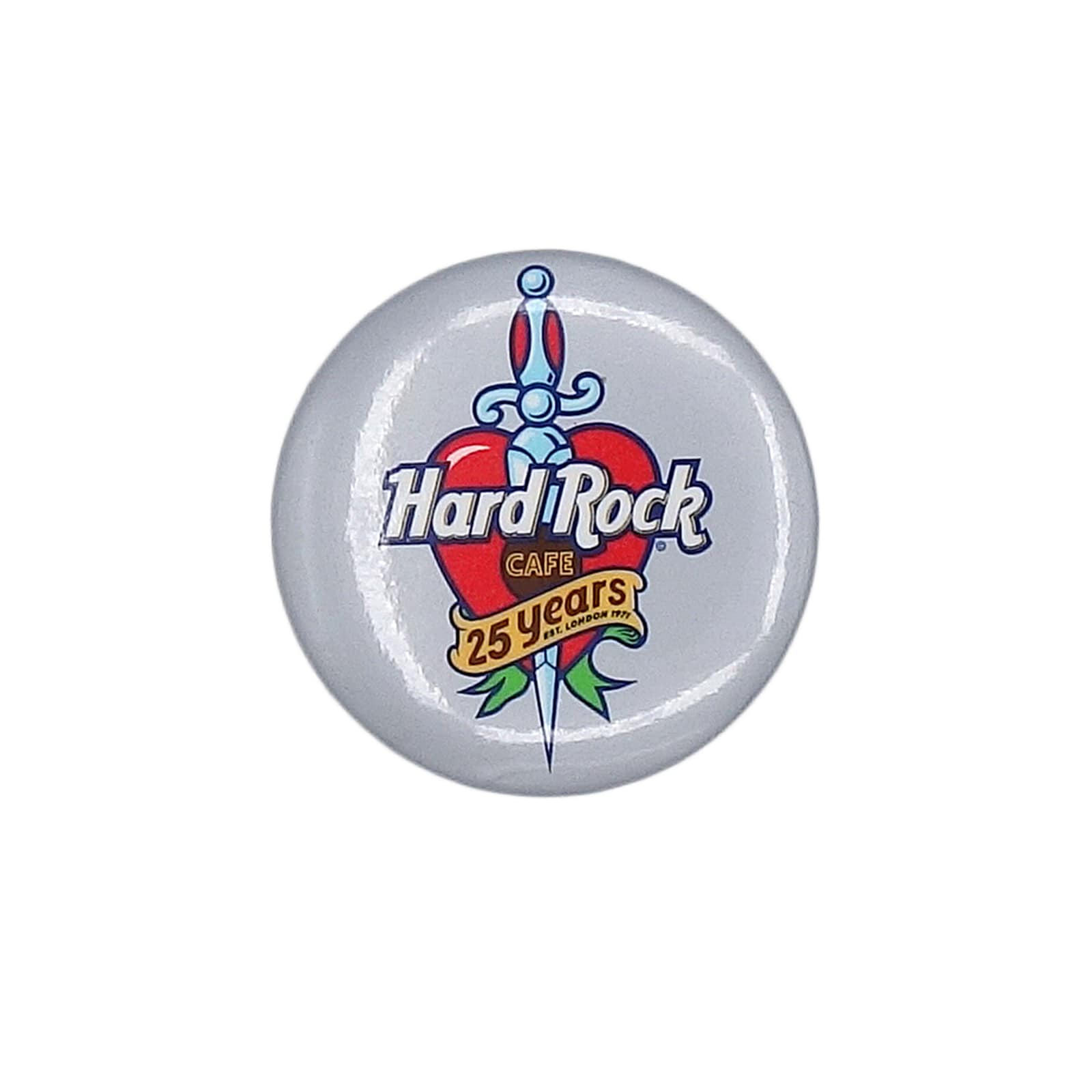Hard Rock CAFE 缶バッジ ハードロックカフェ 25years