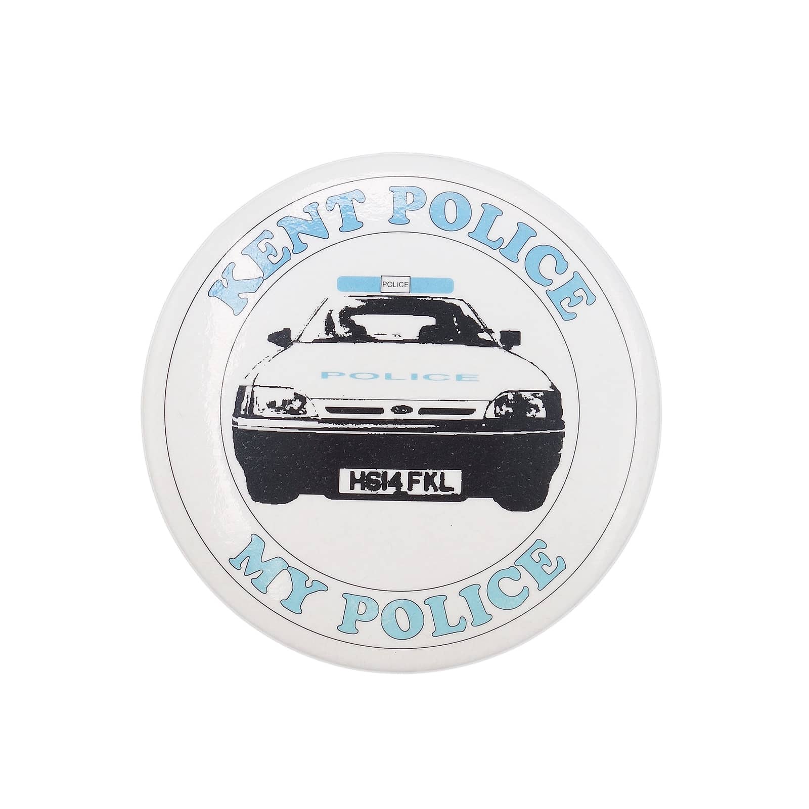 KENT POLICE MY POLICE 缶バッジ バッチ　ポリス パトカー
