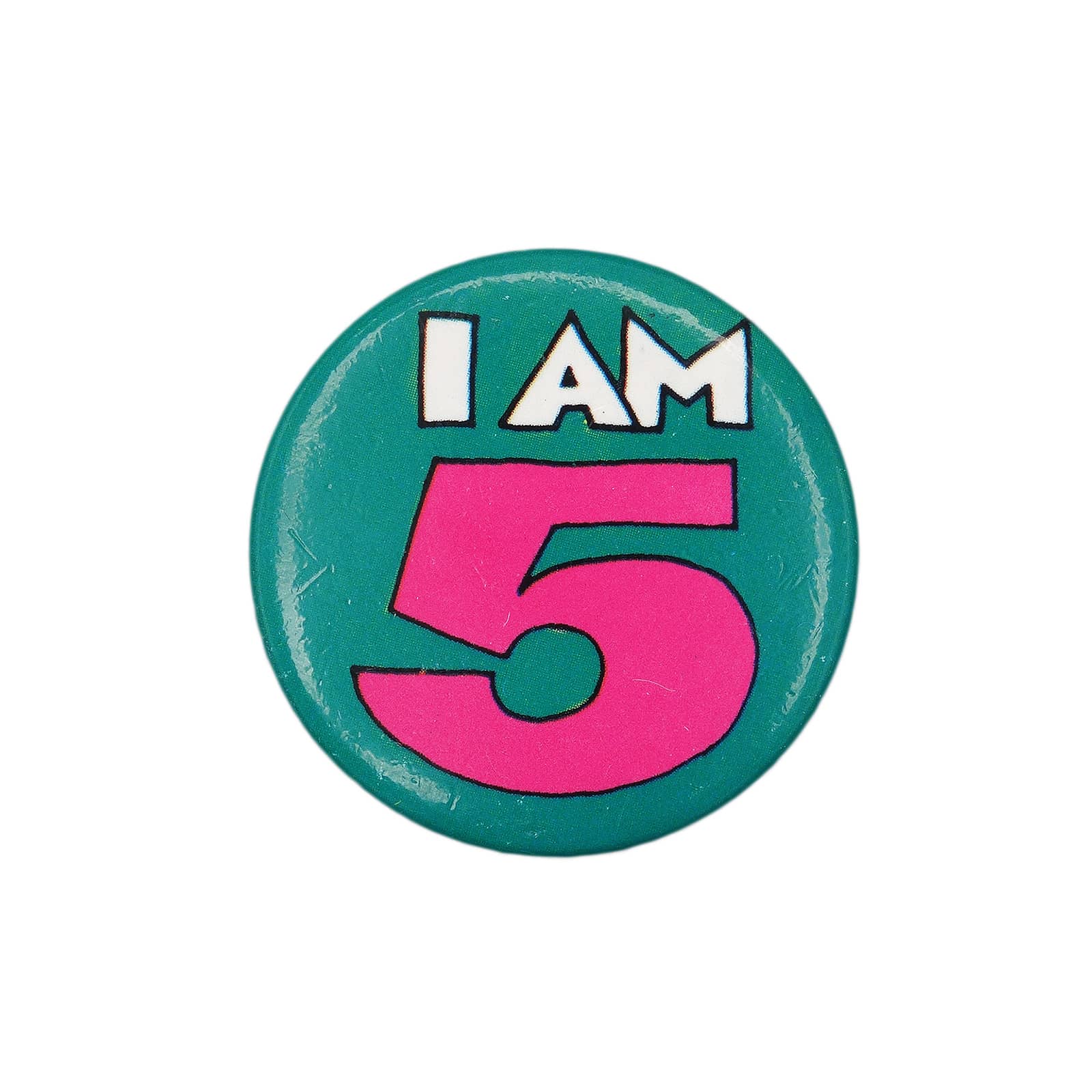 I am 5 缶バッジ バッチ 5歳 誕生日