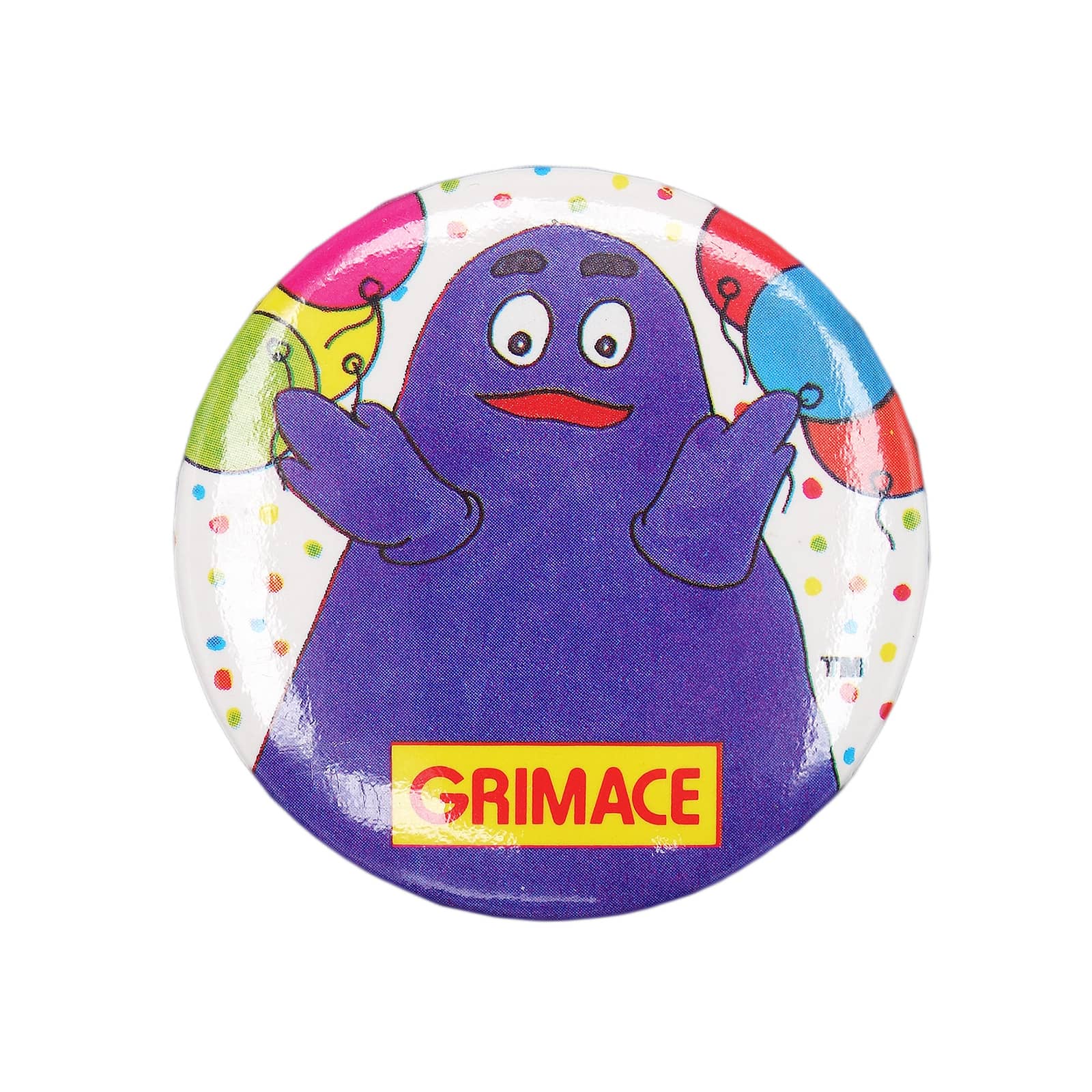 マクドナルド GRIMACE グリマス 缶バッジ バッチ McDonalds
