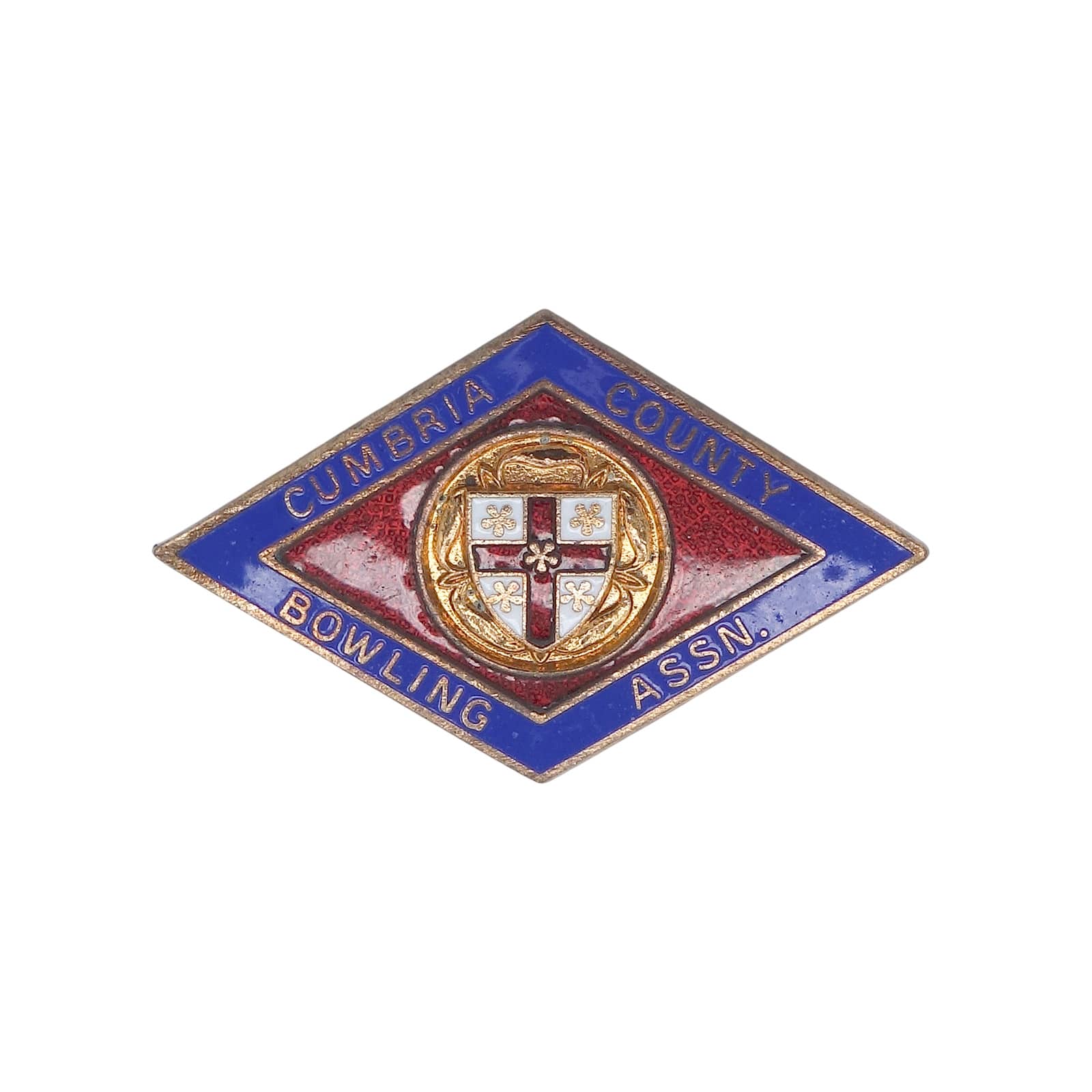 CUMBRIA COUNTY BOWLING ASSN. ピンバッジ 英国 ローンボウルズ協会