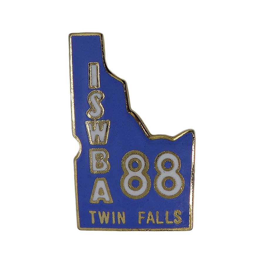 ISWBA 88 ボウリング ピンズ TWIN FALLS アイダホ州 地図型