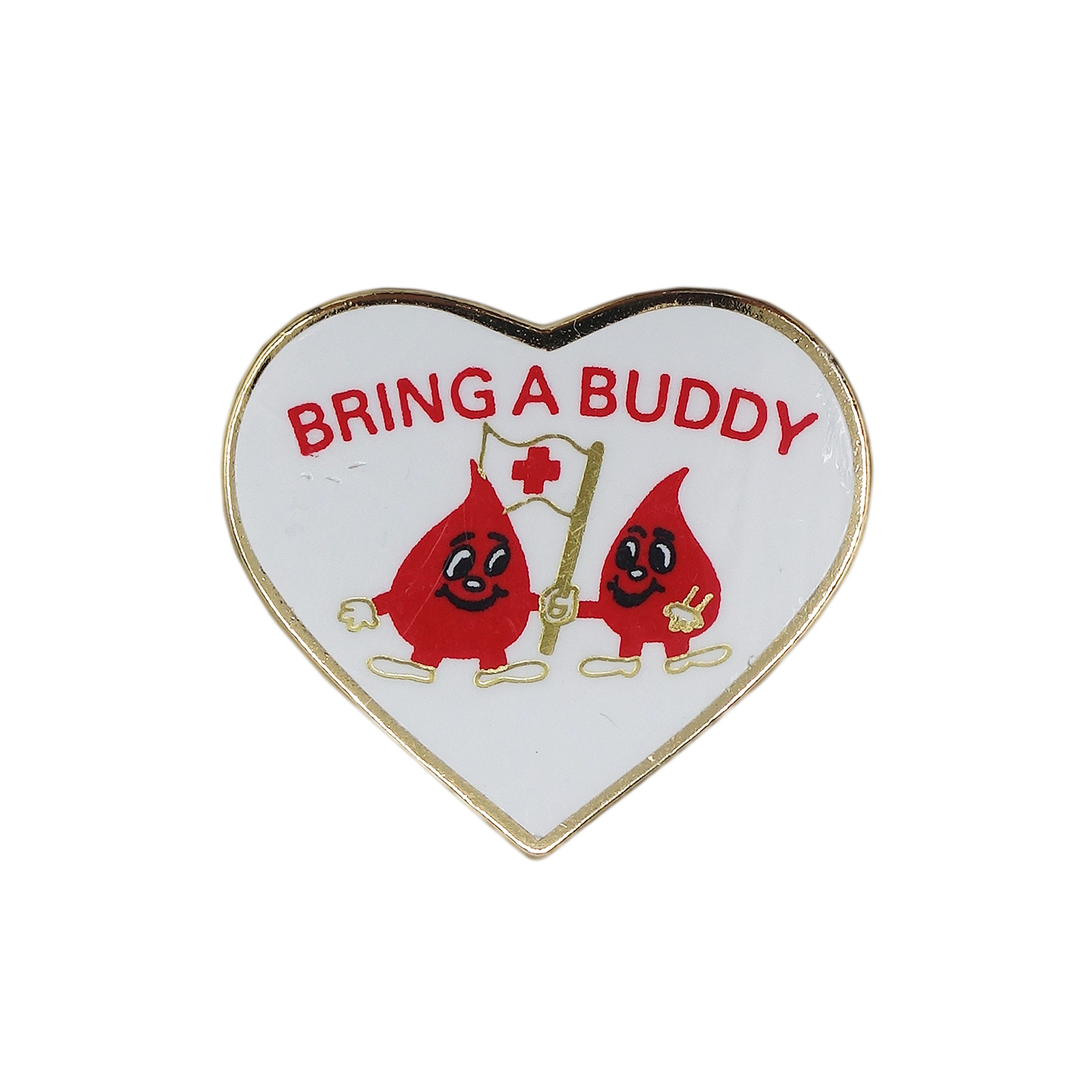 BRING A BUDDY 献血 ピンズ 赤十字