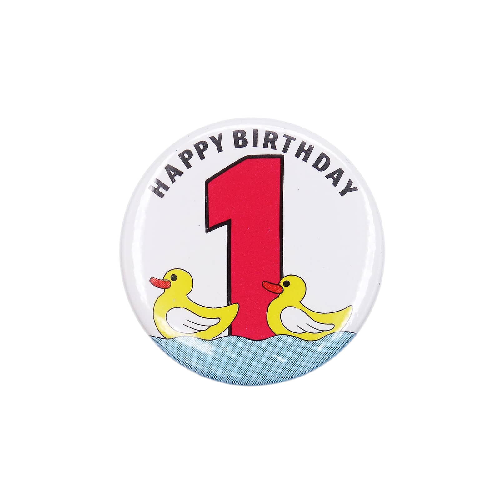 HAPPY BIRTHDAY 1 缶バッジ バッチ 1歳 誕生日