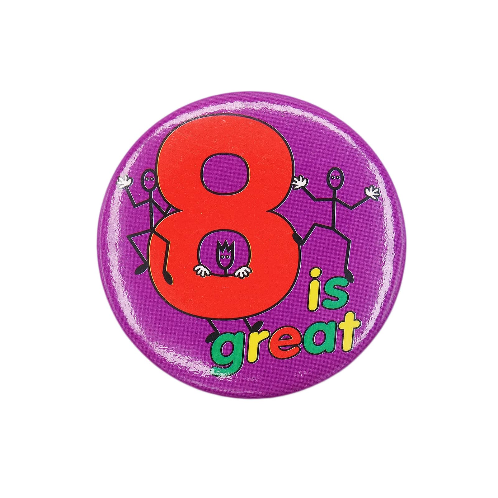 8 is great 缶バッジ バッチ 8歳 誕生日