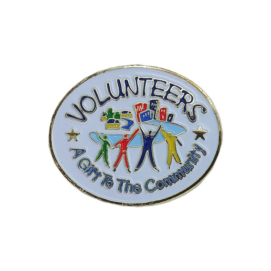 VOLUNTEERS ピンズ 留め具付き