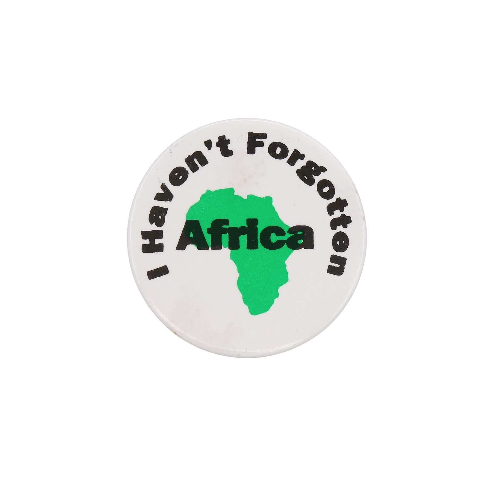 I Haven't Forgotten Africa 缶バッジ バッチ