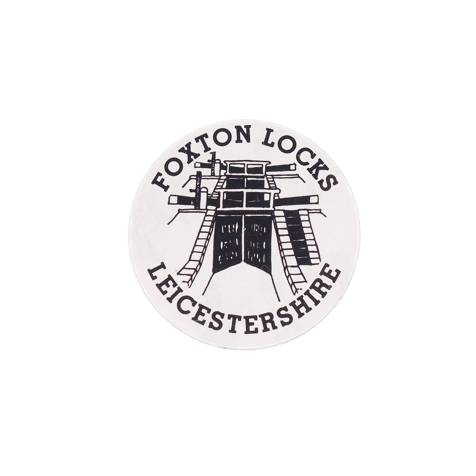 FOXTON LOCKS フォクストン閘門 缶バッジ バッチ LEICESTERSHIRE