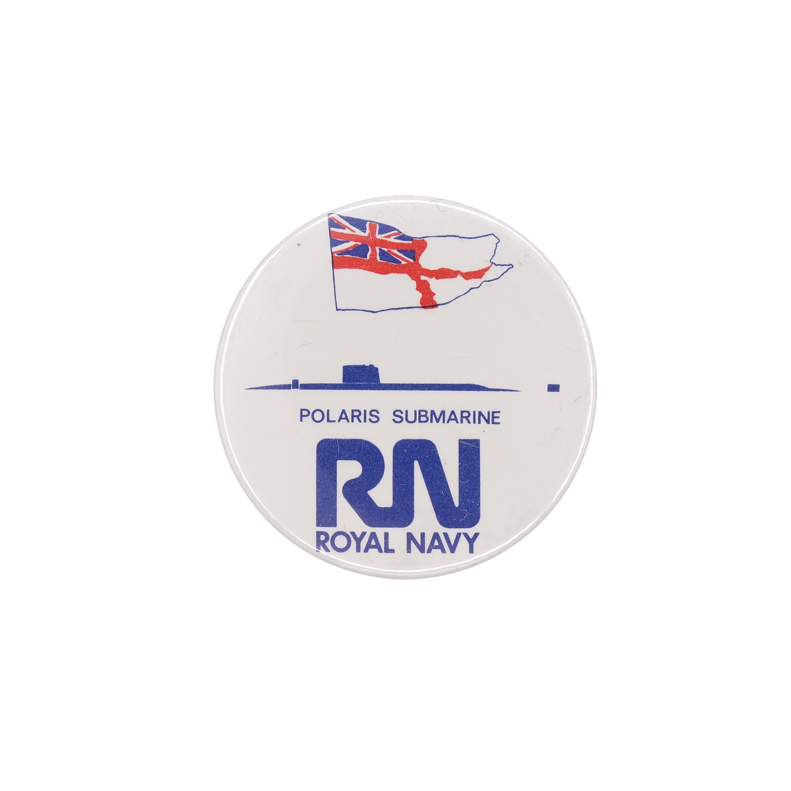 POLARIS SUBMARINE ポラリス潜水艦 ROYAL NAVY イギリス海軍 缶バッジ