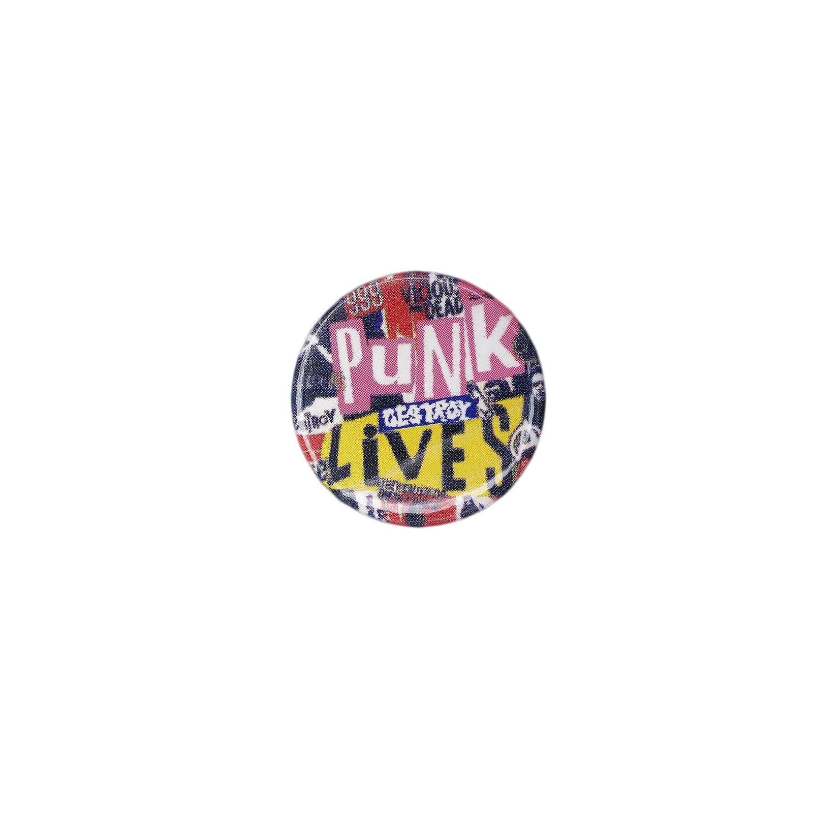 PUNK DESTROY LIVES 缶バッジ バッチ