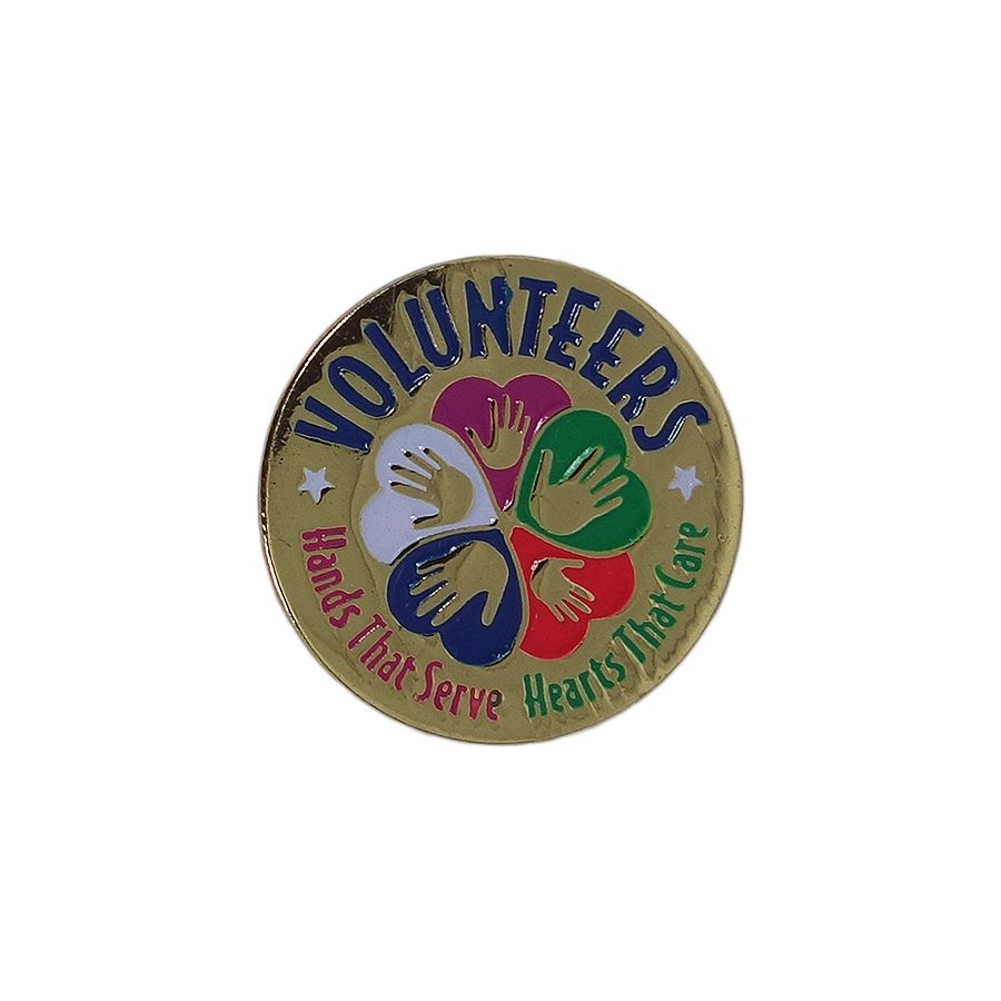 VOLUNTEERS ピンズ ボランティア 留め具付き