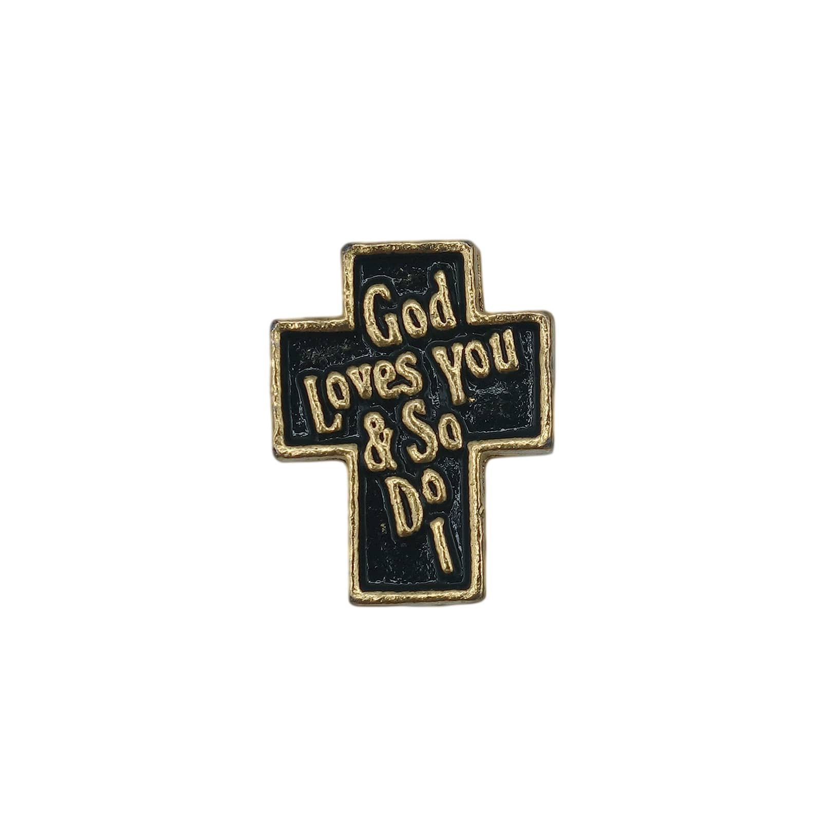 God Loves You & So Do I 十字架 ピンズ クロス