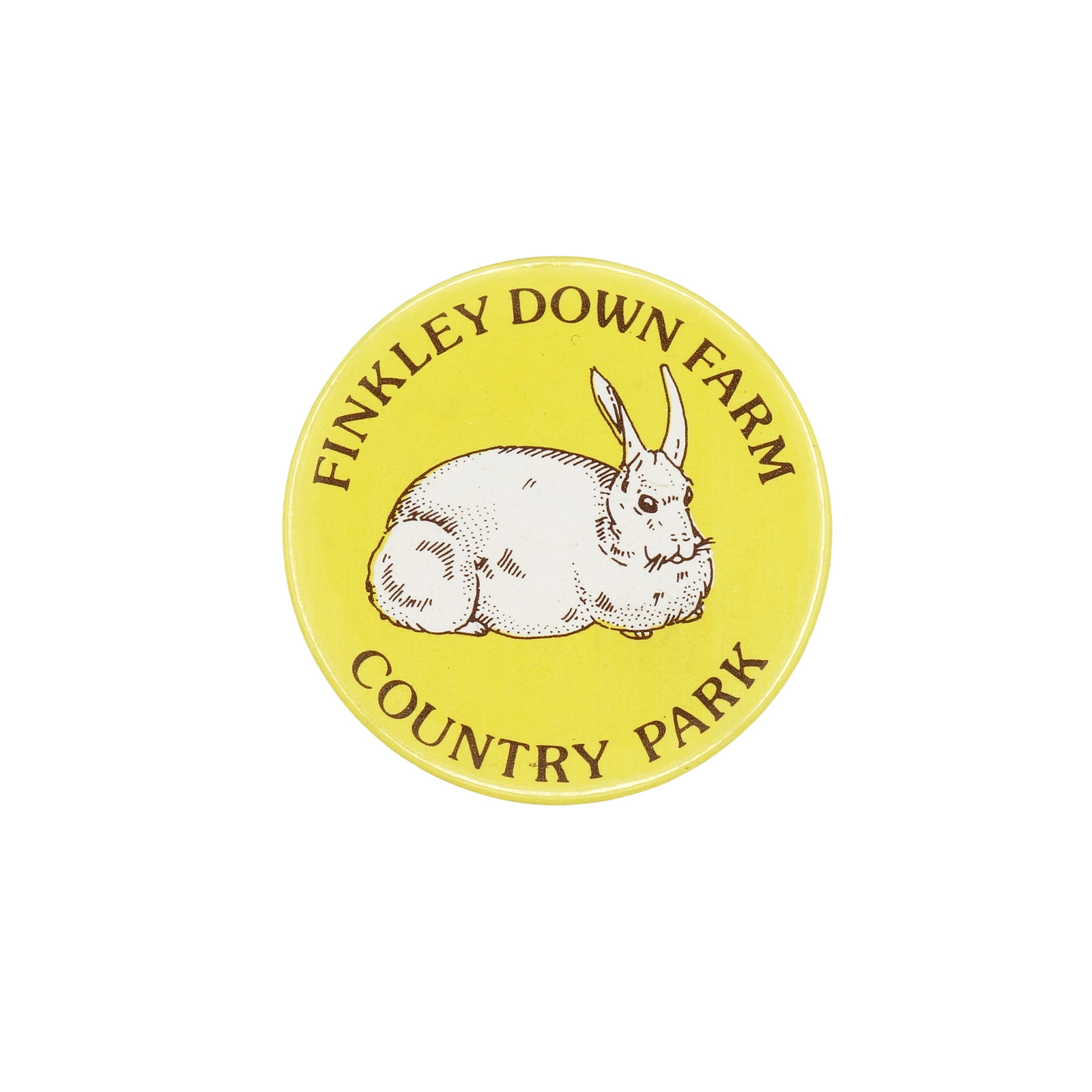 FINKLEY DOWN FARM フィンクリー・ダウン・ファーム 兎 缶バッジ バッチ